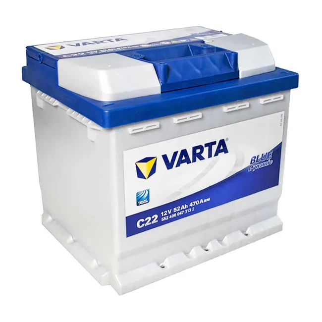 Автомобильный аккумулятор VARTA Blue Dynamic C22 6CT-52Ah АзЕ (552400047)