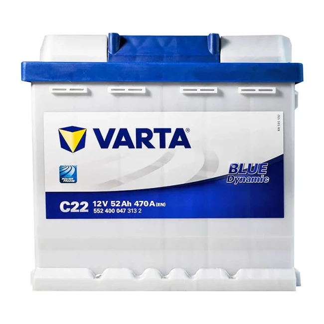 Автомобильный аккумулятор VARTA Blue Dynamic C22 6CT-52Ah АзЕ (552400047)