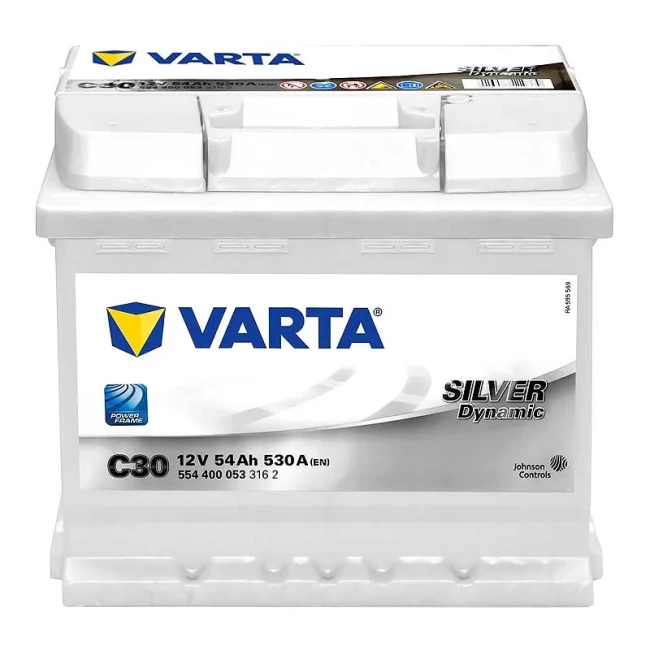 Автомобильный аккумулятор VARTA Silver Dynamic C30 6CT-54Ah АзЕ (554400053)