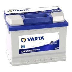 Автомобільний акумулятор VARTA Blue Dynamic D43 6CT-60Ah Аз (+/-)