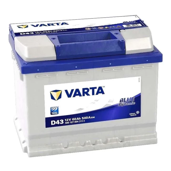 Автомобильный аккумулятор VARTA Blue Dynamic D43 6CT-60Ah Аз (560127054)
