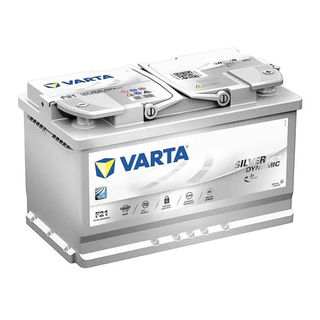 Автомобільний акумулятор VARTA Silver Dynamic AGM A6/F21 6CT-80Ah АзЕ (580901080)
