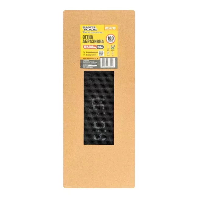 Сетка абразивная Master Tool 107*280 мм P 180 50 шт (08-0218PC)