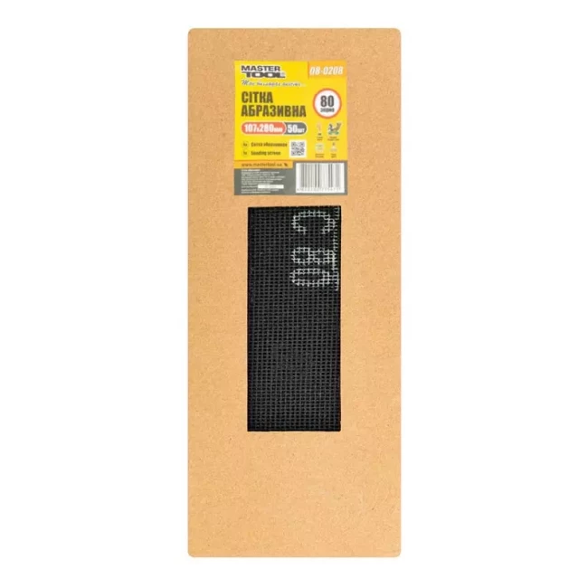 Сітка абразивна Master Tool 107*280 мм P 80 50 шт (08-0208PC)
