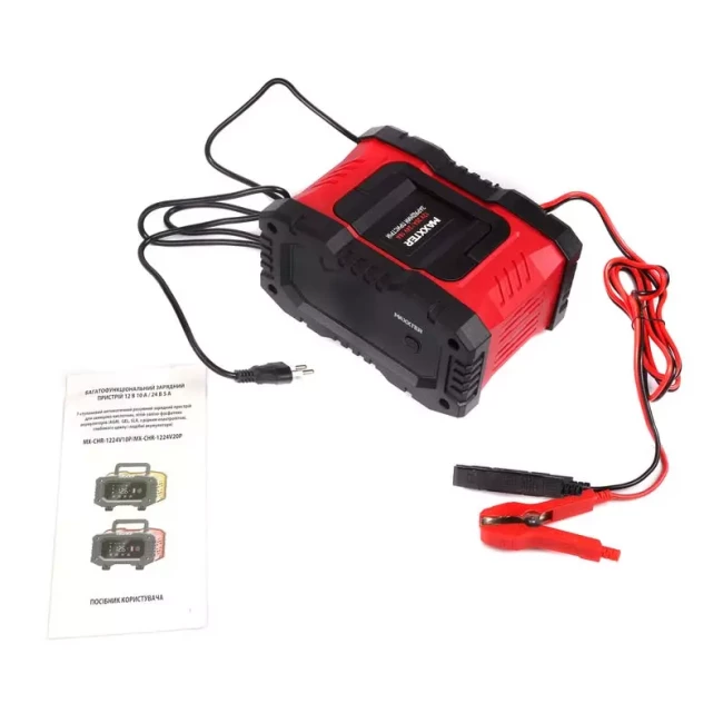 Зарядний пристрій Maxxter 12/24V (MX-CHR-1224V20P)