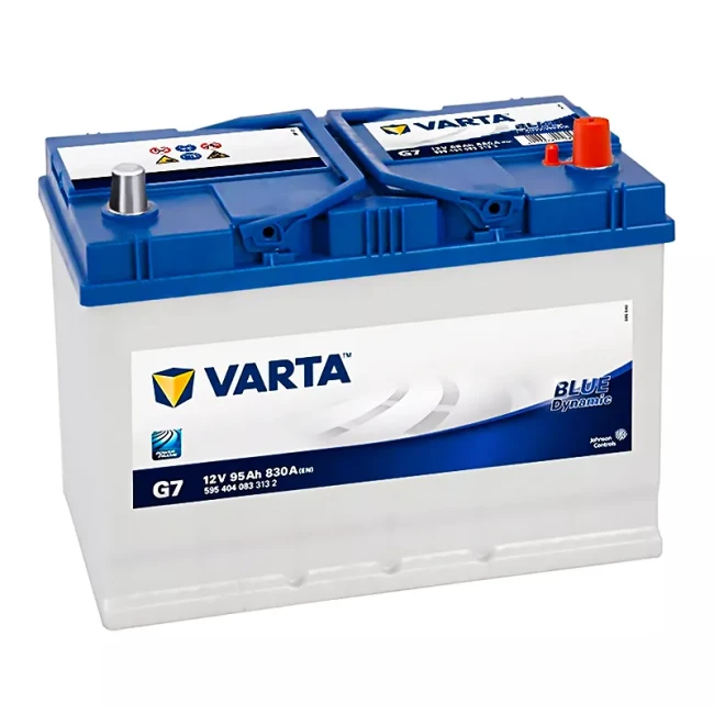 Автомобильный аккумулятор VARTA Blue Dynamic G7 6CT-95Ah Asia АзЕ (595404083) Автомобильный аккумулятор VARTA Blue Dynamic G7 6CT-95Ah Asia АзЕ (595404083)