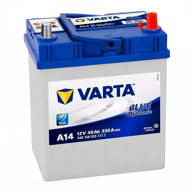 Автомобільний акумулятор VARTA Blue Dynamic A14 6CT-40Ah Asia АзЕ (540126033)