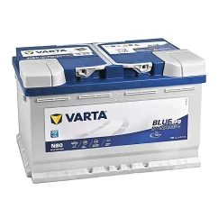 Автомобільний акумулятор Varta Blue Dynamic EFB Start-Stop 6CT-80Ah АзЕ N80 (580500080)