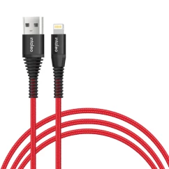 Кабель синхронизации Intaleo CBRNYL1 USB to Lightning 1.2 м красный