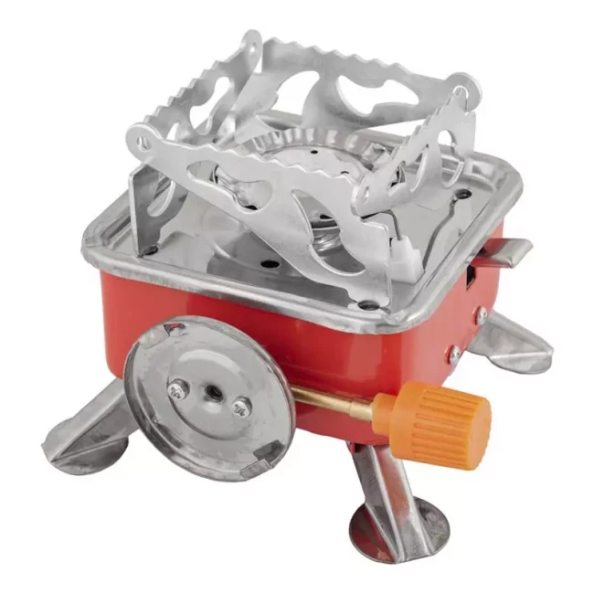 Туристическая газовая плита Master Tool с пьезоподжигом раскладная 28 кВт 145 г/час 42 Bar G30/G31 I3В/P (44-5103)