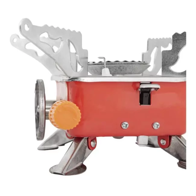 Туристическая газовая плита Master Tool с пьезоподжигом раскладная 28 кВт 145 г/час 42 Bar G30/G31 I3В/P (44-5103)