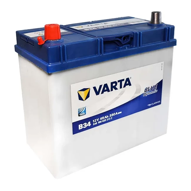Автомобільний акумулятор VARTA Blue Dynamic B34 6CT-45Ah Asia Аз (545158033)