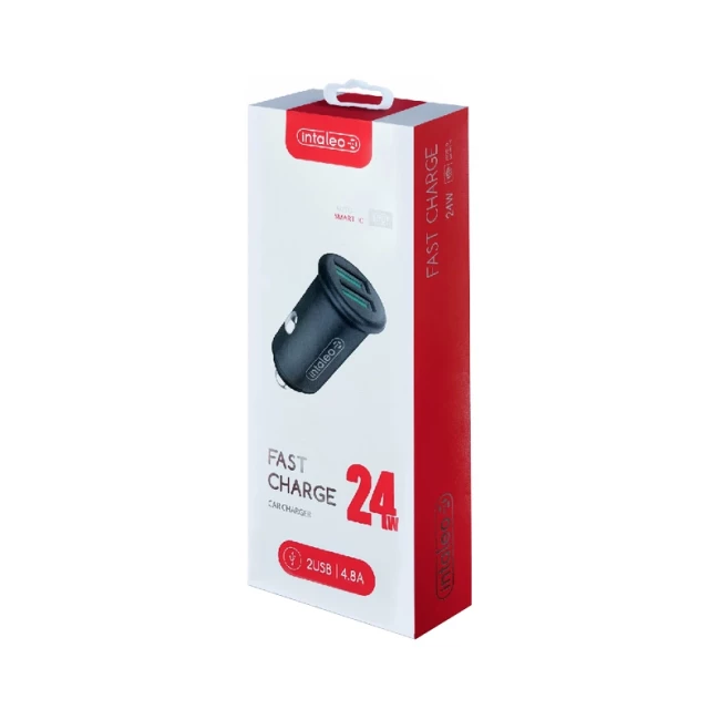 Автомобільний зарядний пристрій Intaleo CCG482 (2USB, 4.8A) Grey (521553)