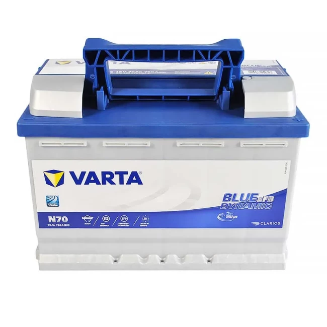 Автомобільний акумулятор VARTA Blue Dynamic EFB N70 6CT-70Ah АзЕ (570500076)