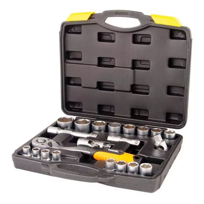 Набор инструментов Master Tool 1/2 21 шт 10-32 мм PROFI CRV50BV30 противоударный кейс (78-4021-PF) Набор инструментов Master Tool 1/2 21 шт 10-32 мм PROFI CRV50BV30 противоударный кейс (78-4021-PF)