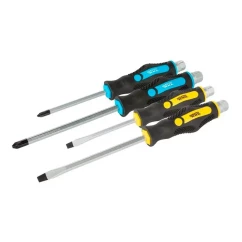 Отвертки ударные Master Tool EXTERNAL HEX набор 4 шт PH2*100/PH3*150/SL6*100/SL8*150 (40-1154)