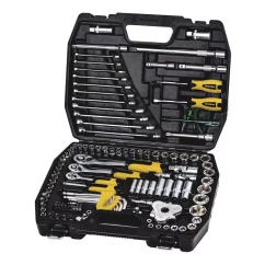 Набір інструментів Master Tool 1/4&3/8«&1/2»&TORX 121 шт 4-13 мм 9-19 мм 20-32 мм Е8-Е20 PROFI CRV50BV30 протиударний кейс
