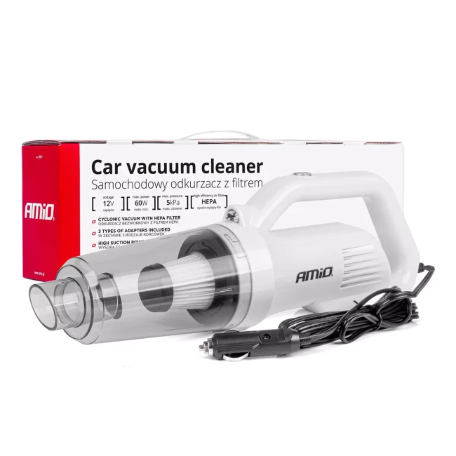 Автомобильный пылесос AMiO 12V 60W Hepa 5kPa (03691)