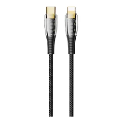 Кабель ColorWay USB Type-C - Lightning Black