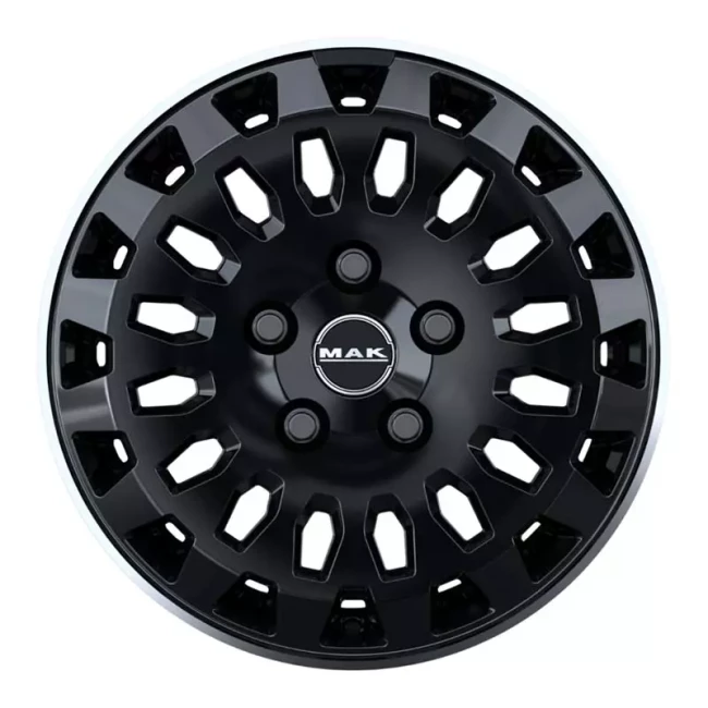 Диск MAK OVERLAND (R17 7 5x120 60 65,1) GLOSS BLACK MIRROR RING