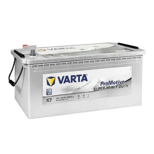 Грузовой аккумулятор VARTA ProMotive SUPER HEAVY DUTY K7 6CT-145Ah Аз (645400080) Грузовой аккумулятор VARTA ProMotive SUPER HEAVY DUTY K7 6CT-145Ah Аз (645400080)