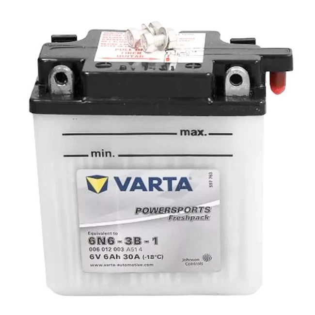 Мото акумулятор VARTA POWERSPORTS Freshpack 3СТ-6Аh АзЕ (006012003)