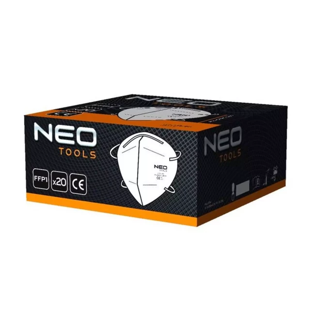 Напівмаска NEO TOOLS FFP1, 20 шт., CE (97-336