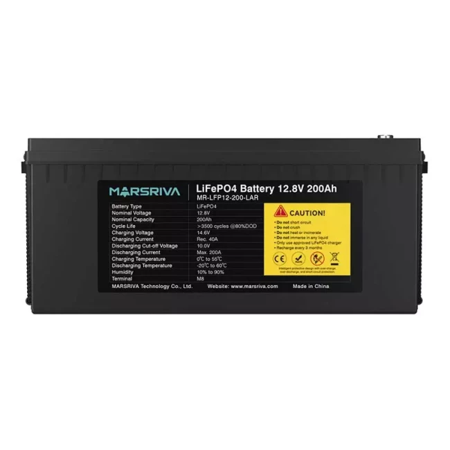 Аккумуляторная батарея MARSRIVA MR-LFP12-200-LAR 12,8V/200Ah