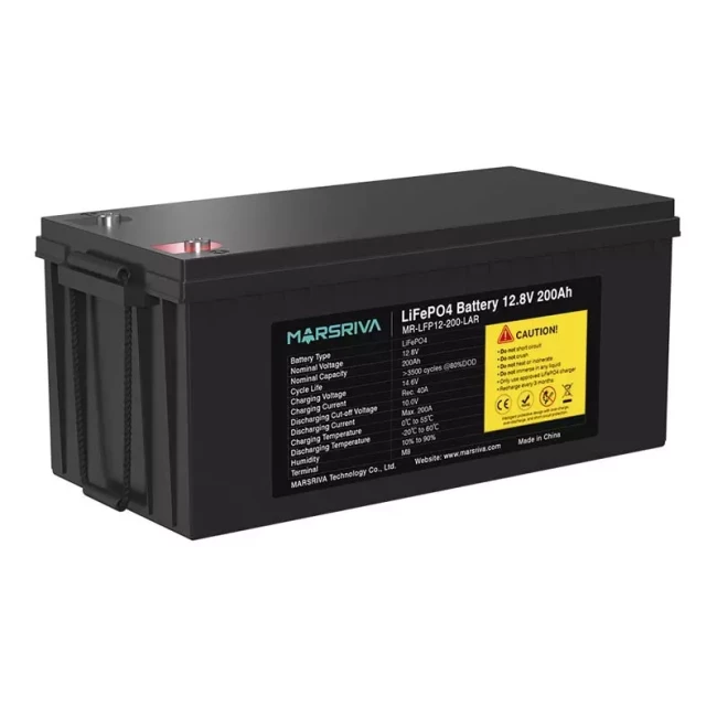 Аккумуляторная батарея MARSRIVA MR-LFP12-200-LAR 12,8V/200Ah