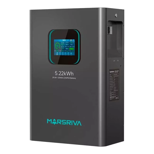 Аккумуляторная батарея MARSRIVA MR-LFP24-200-WMD 25.6V/204Ah