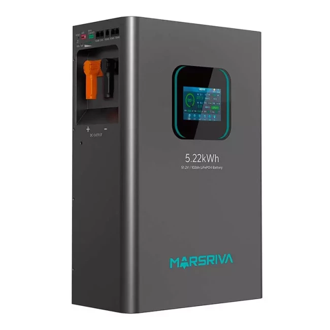 Аккумуляторная батарея MARSRIVA MR-LFP48-100-WMD 51.2V/102Ah