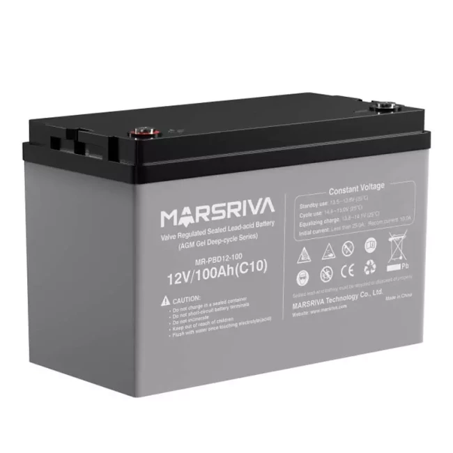 Акумуляторна батарея MARSRIVA MR-PBD12-100 AGM Gel 12V/100Ah Акумуляторна батарея MARSRIVA MR-PBD12-100 AGM Gel 12V/100Ah