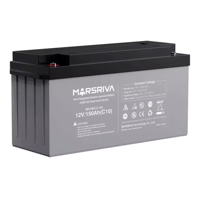 Аккумуляторная батарея MARSRIVA MR-PBD12-150 AGM Gel 12V/150Ah Аккумуляторная батарея MARSRIVA MR-PBD12-150 AGM Gel 12V/150Ah