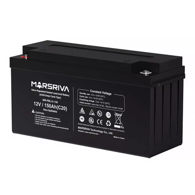 Аккумуляторная батарея MARSRIVA MR-PBL12-150 AGM 12V/150Ah
