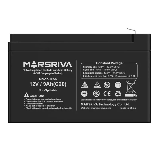 Аккумуляторная батарея MARSRIVA MR-PBU12-9 12V/9Ah