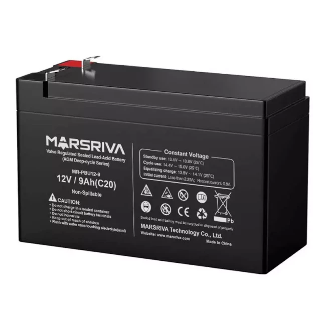 Аккумуляторная батарея MARSRIVA MR-PBU12-9 12V/9Ah
