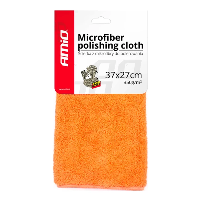 Полировальная салфетка из микрофибры AMiO 37x27см 350г/м2 (01047) Полировальная салфетка из микрофибры AMiO 37x27см 350г/м2 (01047)