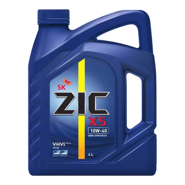 Моторное масло ZIC X5 10W-40 4л (162650) Моторное масло ZIC X5 10W-40 4л (162650)