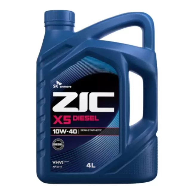 Моторна олива ZIC X5 10W-40 Diesel 4л - купити в Києві за 950,00