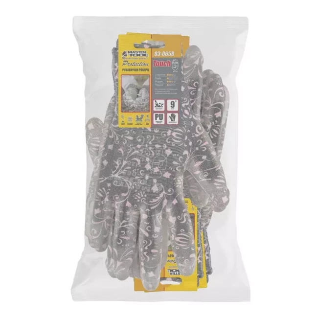 Перчатки Master Tool трикотажные Орхидея 12 пар (83-0658doz)
