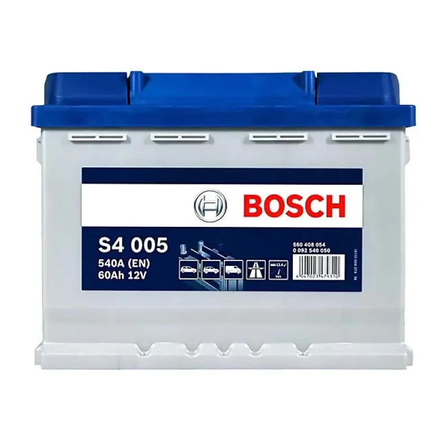 Автомобильный аккумулятор BOSCH S4 005 6CT-60Ah АзЕ (0092S40050)