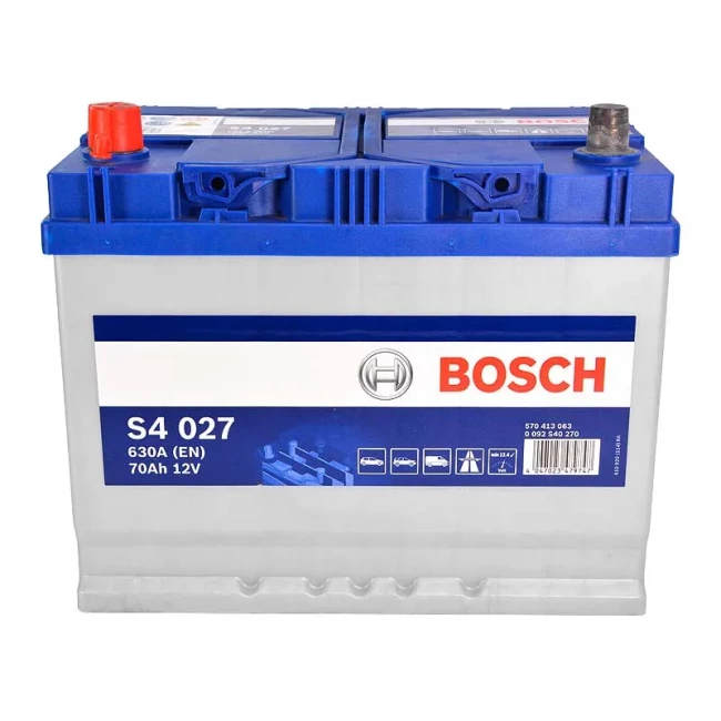 Автомобильный аккумулятор BOSCH S4 027 6CT-70Ah Asia Аз (0092S40270)