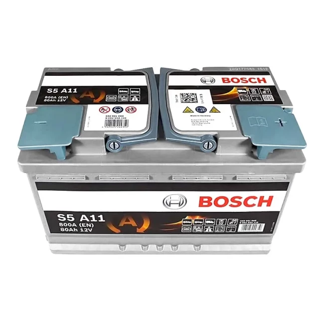 Автомобильный аккумулятор BOSCH S5 A11 6CT-80Ah АзЕ (0092S5A110)