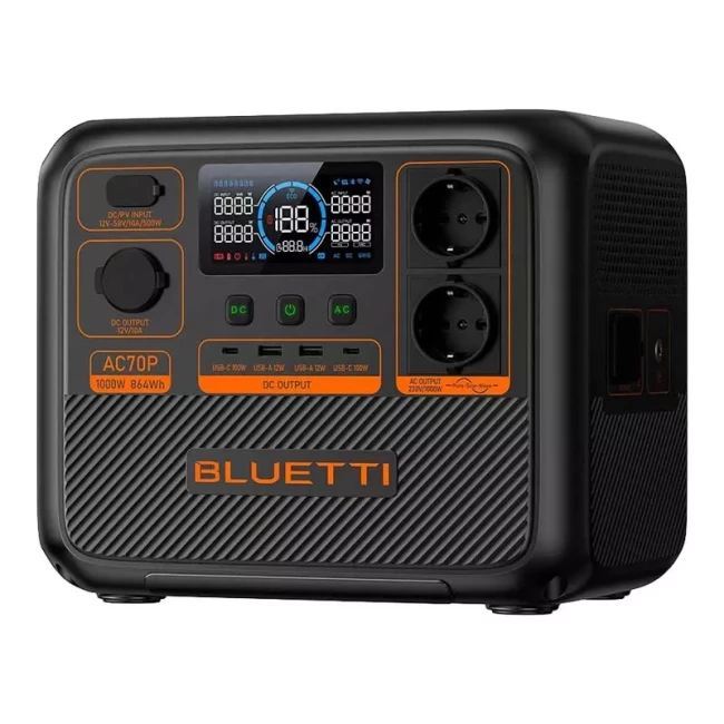 Зарядная станция Bluetti AC70P 864Wh 1000W (PB931378)