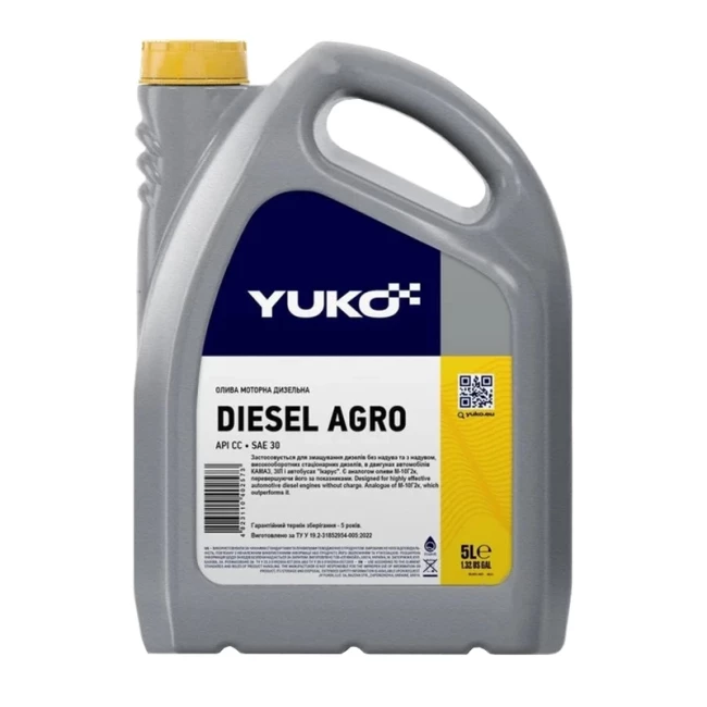 Моторное масло Yuko Diesel Agro 5л (4823110402573) Моторное масло Yuko Diesel Agro 5л (4823110402573)