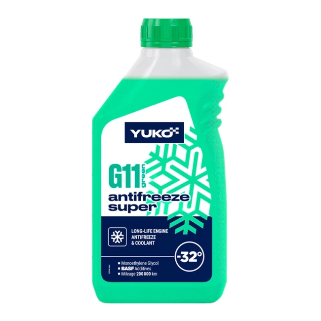 Антифриз Yuko Super G11 зеленый -32°C 1л (4823110404386)