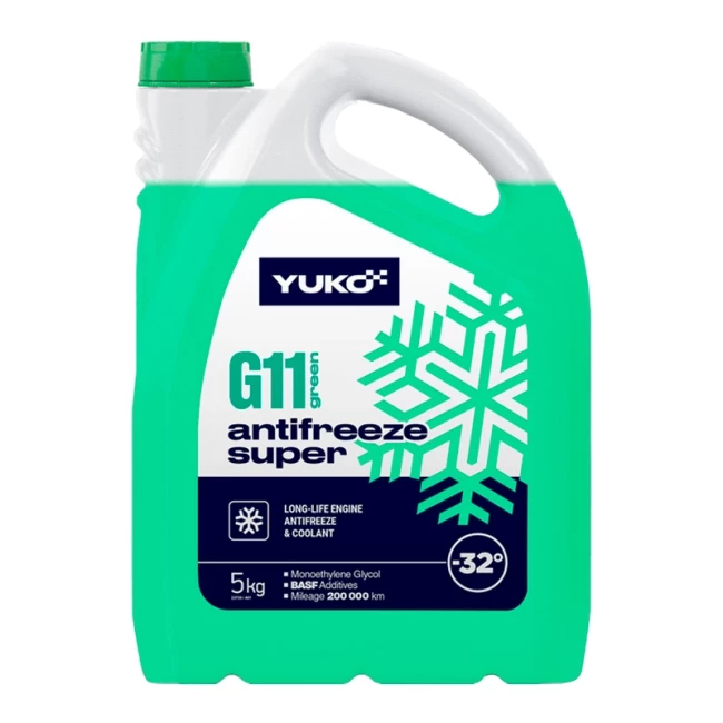 Антифриз Yuko Super G11 зеленый -32°C 5л (4823110404416)