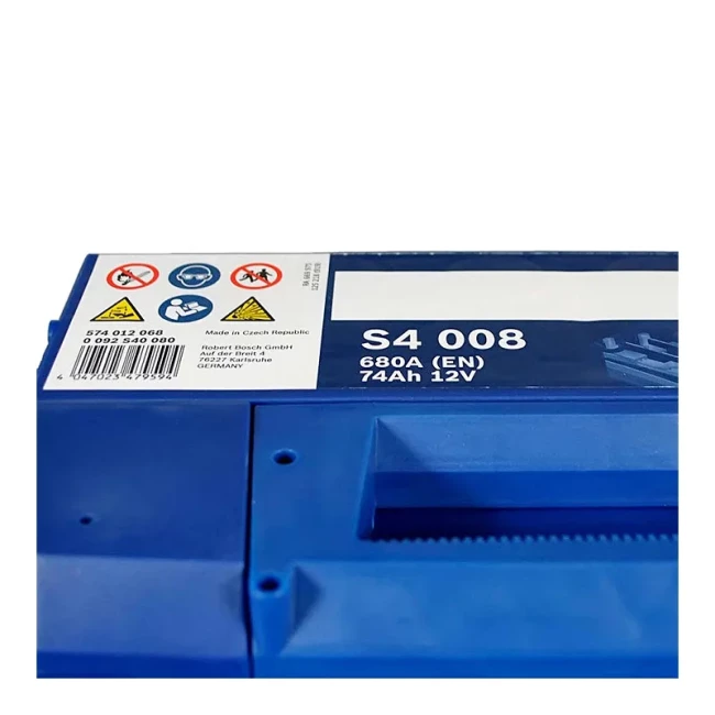 Автомобильный аккумулятор BOSCH S4 008 6CT-74Ah АзЕ (0092S40080)