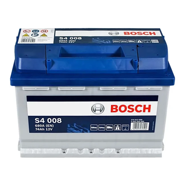 Автомобильный аккумулятор BOSCH S4 008 6CT-74Ah АзЕ (0092S40080)