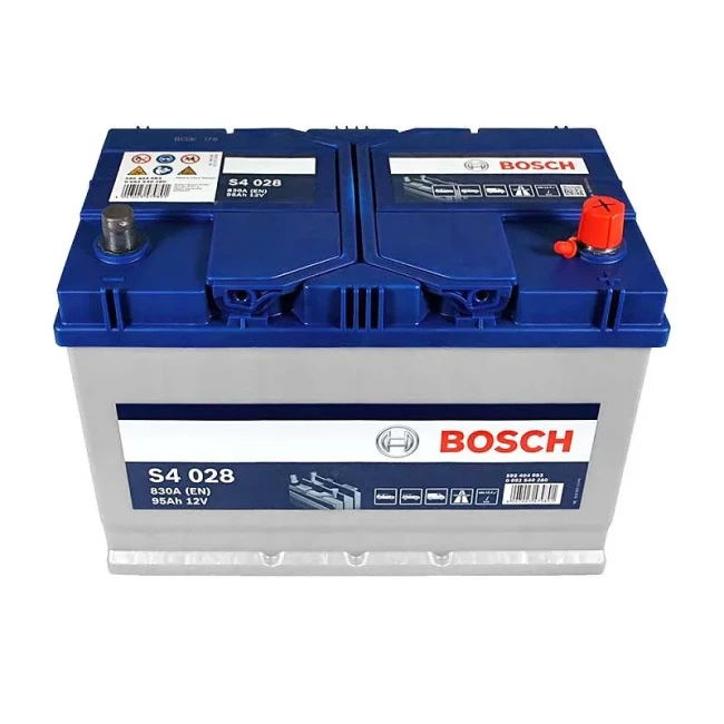 Автомобильный аккумулятор BOSCH S4 028 6CT-95Ah Asia АзЕ (0092S40280)